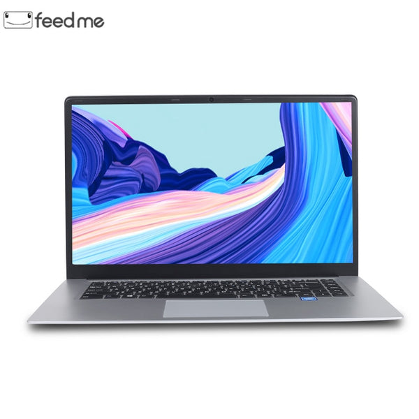 feed me Notebook Computer 15.6 inch 8GB RAM DDR4 256GB/512GB SSD  intel J3455 Quad Core Laptops With FHD Display Ultrabook
