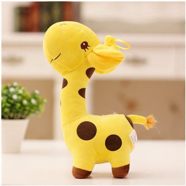 18cm Unisex Cute Gift Plush Giraffe Soft Toy Animal Dear Doll Baby Kid Child Christmas Birthday Happy Colorful Gifts5 colors