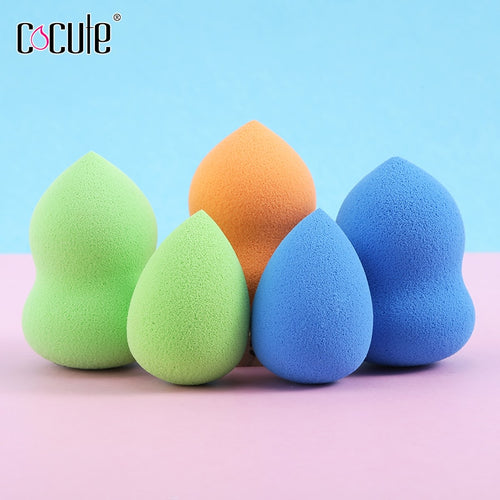 Cocute Beauty Makeup Sponge Powder Puff Smooth Foundation Sponges for Lady Make Up Sponge High Quality Cosmetic Puff Colors Tool