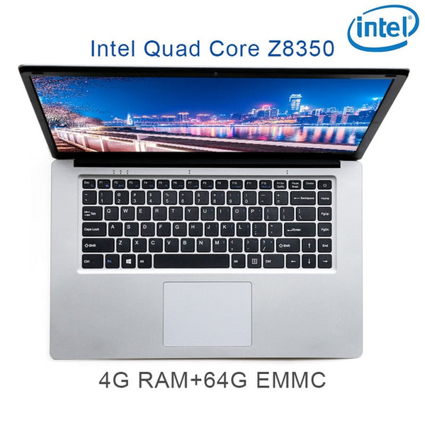 P12 laptop 15.6 inch Intel Z8350 Quad Core 2G 32G/4G 64G 1920*1080IPS Windows10 Ultrabook Laptop Notebook Desktop Computer