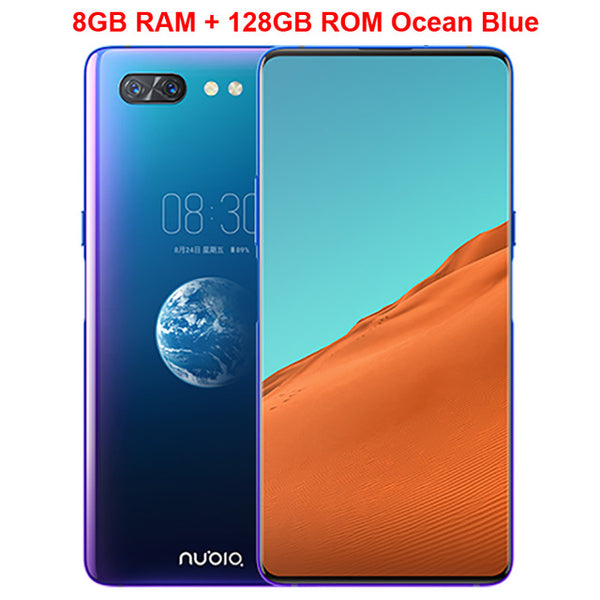 Original Nubia X Cell Phone 6.26" 6GB/8GB RAM 64GB/128GB ROM Snapdragon 845 Octa-core Android 8.1 Dual Camera 3800mAh Smartphone